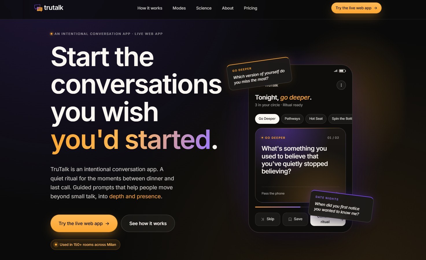 TruTalk - live product