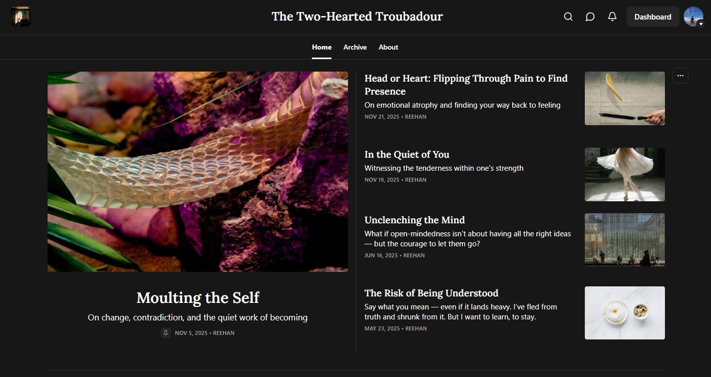 The Two-Hearted Troubadour on Substack