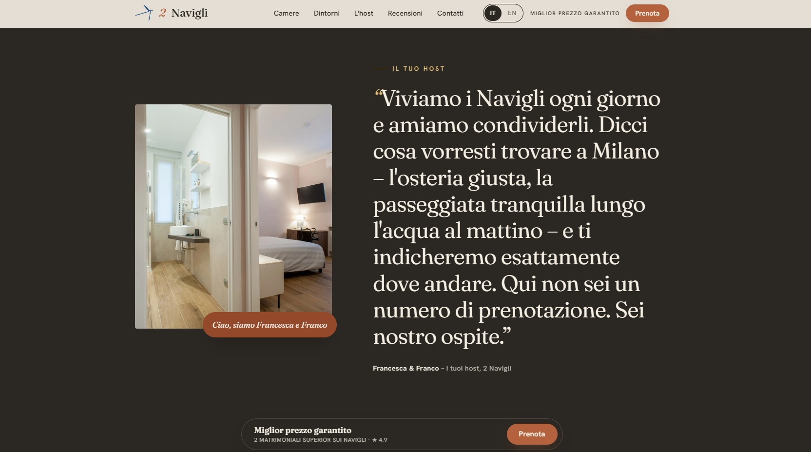 2 Navigli - hosts page