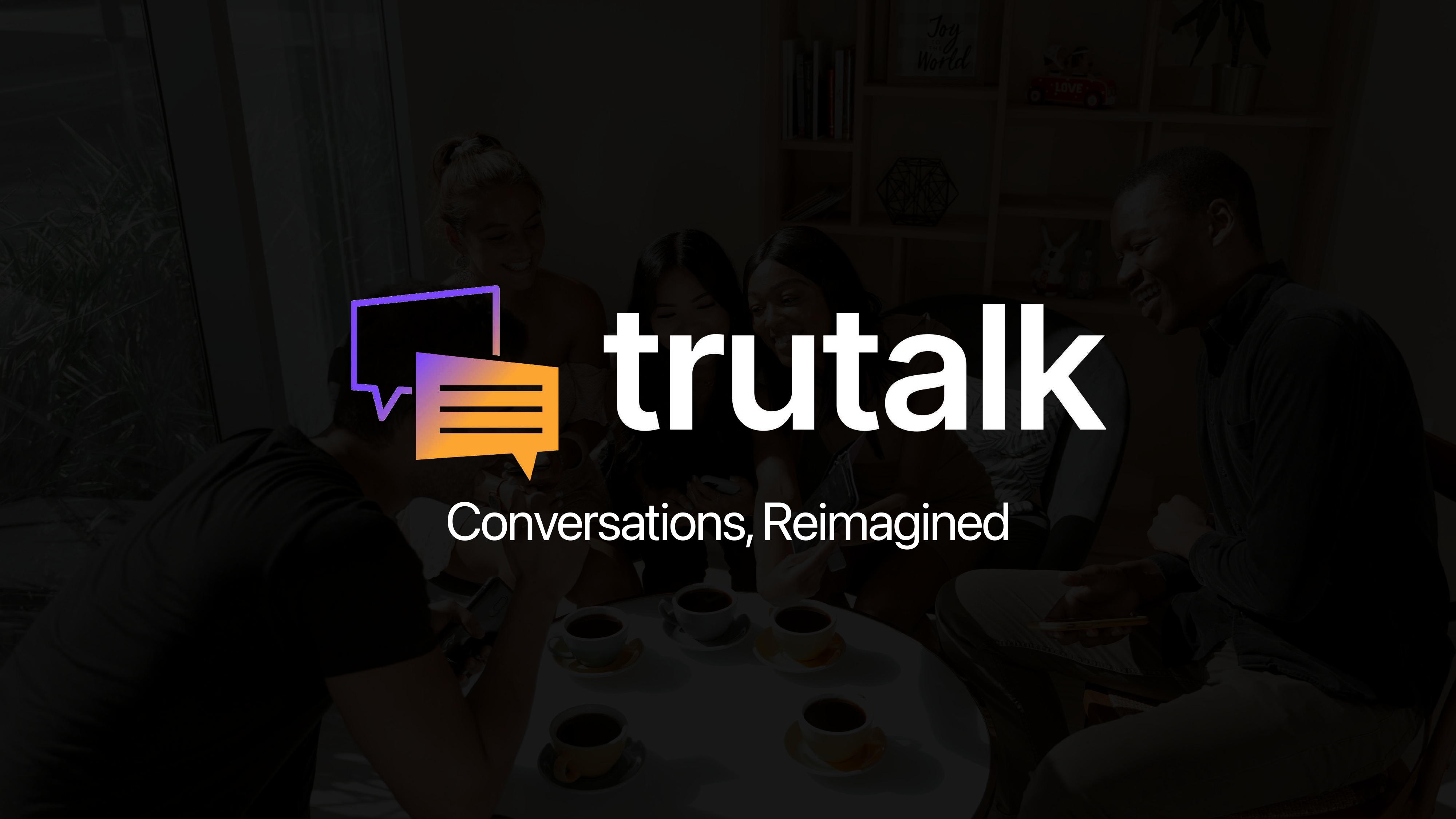 TruTalk pitch deck - slide 1